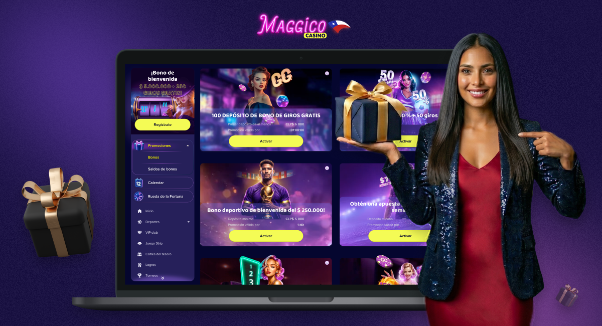 Bonos y promociones de Maggico Casino para chilenos